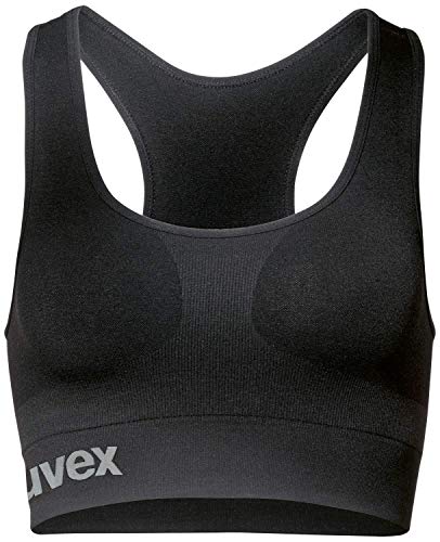 Uvex 88307 Seamless Sport-BH ohne Bügel - Frauen-Bustier - Schwarz - XS/S von Uvex