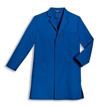 Uvex 8838 Herren-Arbeitsmantel - Blaue Männer-Labormantel - Vielfältige Taschen und Gerader Armabschlüsse 44/46 von Uvex