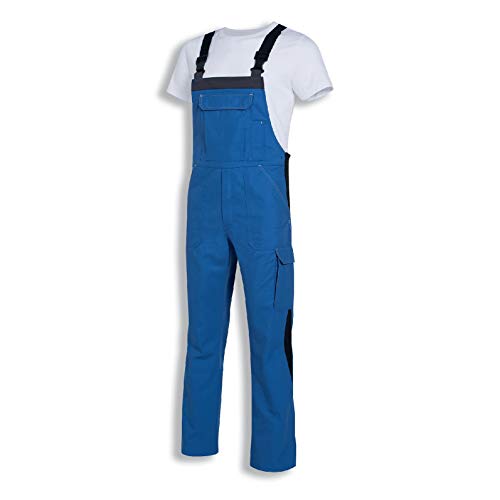 Uvex 8924 Arbeitshose - Sicherheits-Latzhose f. Herren - Blau - Gr 60/62 von Uvex