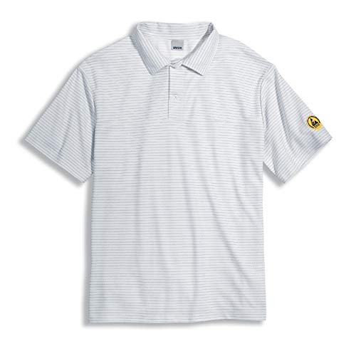 Uvex 9872 Herren-Arbeitsshirt - Weiße Männer-Poloshirt - Für ESD geeignet L von Uvex