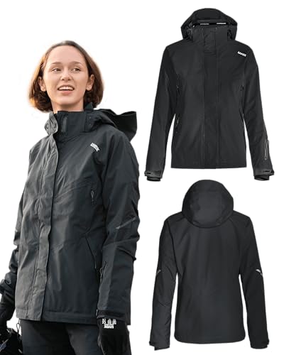 Uvex ADA 17498 Windjacke - Frauen-Regenjacke mit Kapuze - Schwarz - M von Uvex