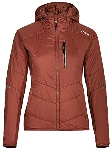 Uvex ADA 17501 Thermojacke - Frauen-Innenjacke mit Kapuze - Dunkelrot - S von Uvex