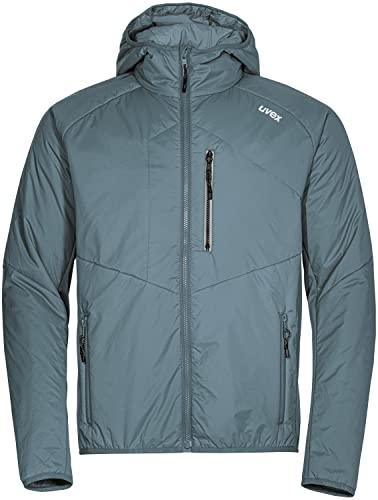 Uvex ADA 17503 Thermojacke - Männer-Innenjacke mit Kapuze - Grau - 3XL von Uvex