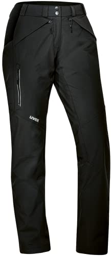 Uvex ADA 17505 Outdoorhose - Frauen-Regenhose mit Mesh-Futter - Schwarz - 36 von Uvex