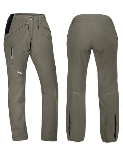 Uvex ADA 17580 Outdoorhose - Frauen-Regenhose mit Mesh-Futter - Grau - 38 von Uvex