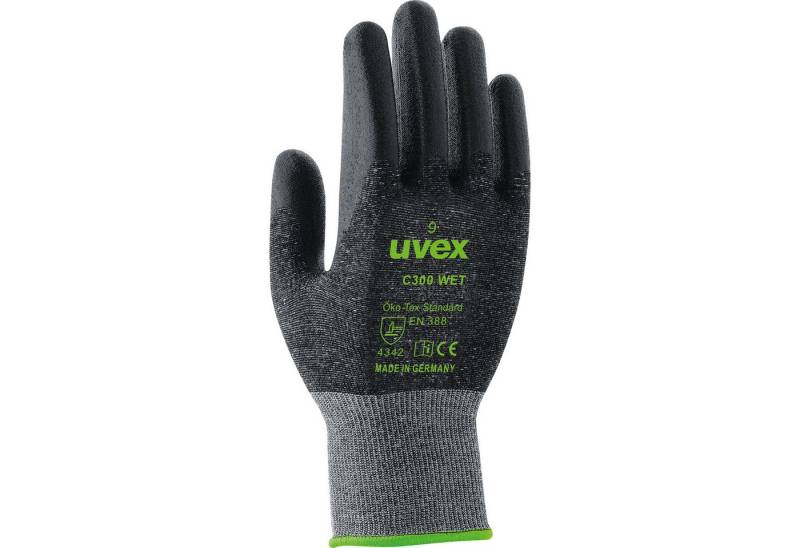 Uvex Arbeitshandschuhe uvex Schutzhandschuh C300 wet Gr. 11 nass Stufe 3 Nr. 6054211 von Uvex