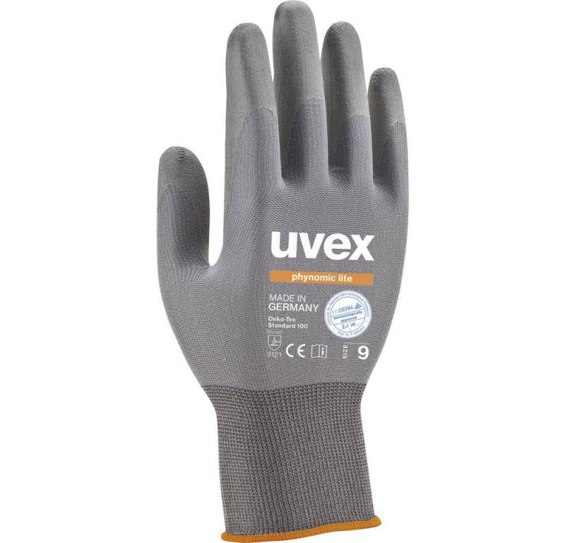 Uvex Arbeitshandschuhe uvex phynomic lite 6004011 Nylon Arbeitshandschuh Größe (Handschuhe): von Uvex