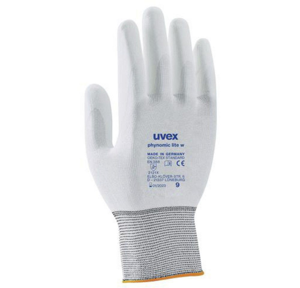 Uvex Arbeitshandschuhe uvex phynomic lite w 6004110 Arbeitshandschuh Größe (Handschuhe): 10 von Uvex