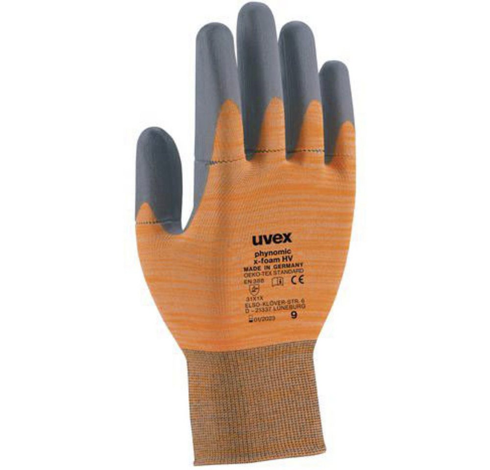 Uvex Arbeitshandschuhe uvex phynomic x-foam HV 6005408 Arbeitshandschuh Größe (Handschuhe): von Uvex