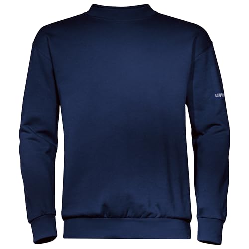 Uvex Basic Sweatshirt - Herren-Arbeitspullover - Arbeitskleidung - Navy - Größe L von Uvex