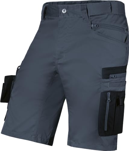 Uvex echor Bermuda - Kurze Arbeitshose - Herren-Cargohose - Stretch-Bund, Abriebfest & viel Stauraum - Dunkelblau - Gr. 44 von Uvex