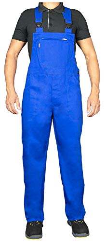 Uvex Eco 126 Herren-Arbeitshose - Blaue Männer-Latzhose 48 von Uvex