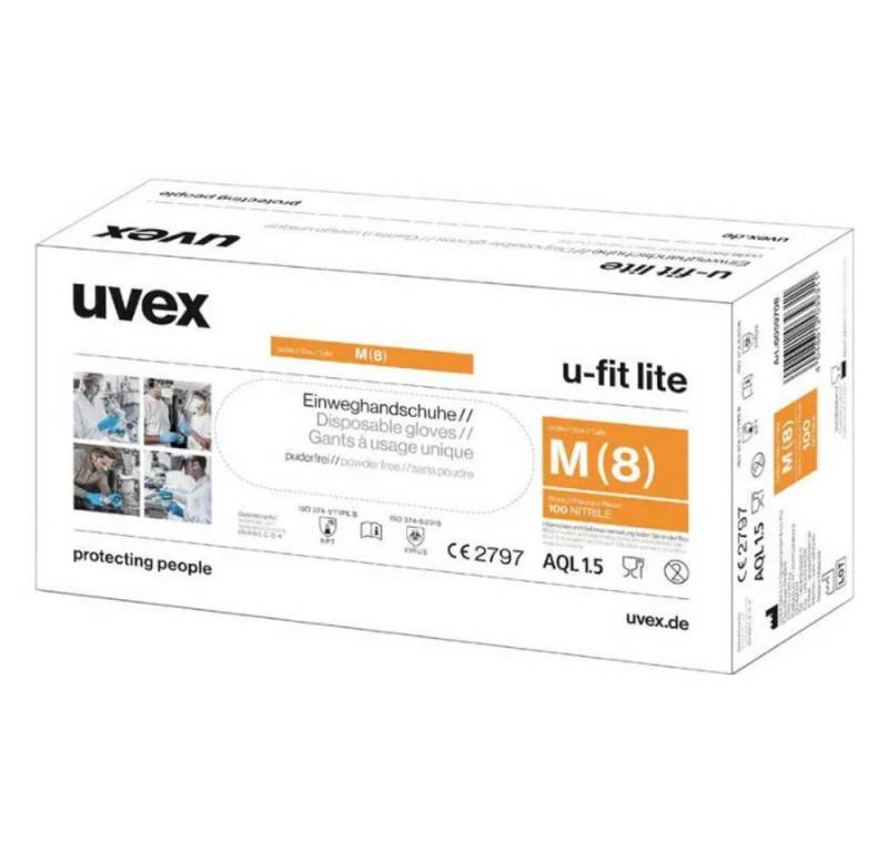 Uvex Einweghandschuhe uvex u-fit lite 6016807 100 St. Einweghandschuh Größe (Handschuhe): S von Uvex