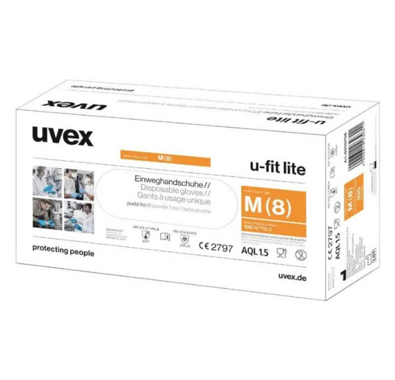 Uvex Einweghandschuhe uvex u-fit lite 6016809 100 St. Einweghandschuh Größe (Handschuhe): L von Uvex