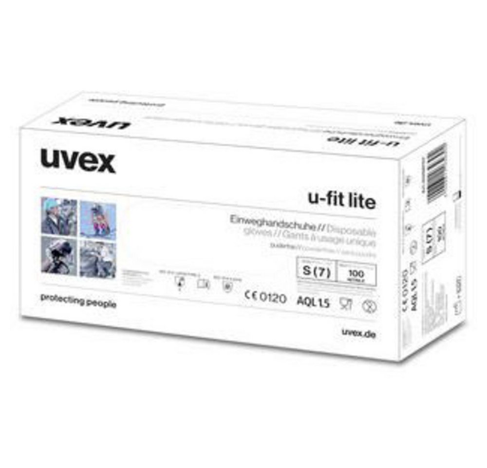 Uvex Einweghandschuhe uvex u-fit lite 6059709 100 St. Einweghandschuh Größe (Handschuhe): L von Uvex