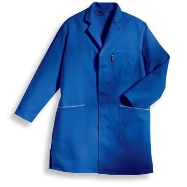 Uvex Herren-Arbeitsmantel - Blaue Männer-Labormantel - Vielfältige Taschen und Gerader Armabschlüsse 52/54 von Uvex