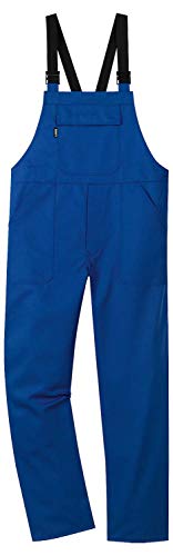 Uvex Herren-Latzhose 8836 texpert plus, 35% Baumwolle, 65% Polyester, Farbe: kornblau, Gr.: 52/54 von Uvex