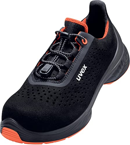 Uvex Herren Scarpa Bassa Traforata Chaussure 1 G2 Low perforée S1 SRC W11, Noir, 43 EU von Uvex