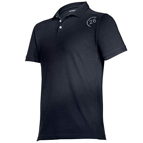 Uvex K26 Herren-T-Shirt - Schwarze Männer-Poloshirt XL von Uvex
