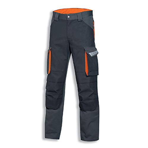 Uvex Metal Pro Arbeitshose - Sicherheits-Bundhose f. Herren - Schwarz - Gr 56 von Uvex