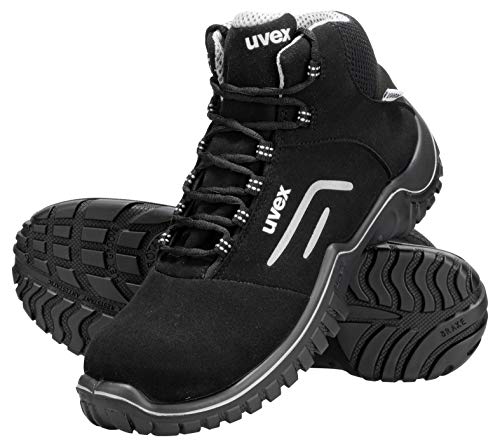 Uvex Motion Style Arbeitsschuhe - Sicherheitsstiefel S2 SRC ESD - Schwarz, Größe:42 von Uvex