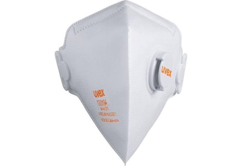 Uvex Nitril-Handschuhe Atemschutzmaske Silv-Air FFP2 8733210 mit Ventil 15 Stück von Uvex