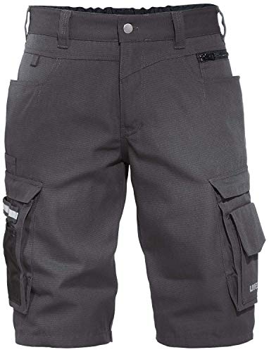 Uvex Perfexxion Kurze Arbeitshose - Arbeits-Bermudas f. Herren - Grau - Gr 48 von Uvex