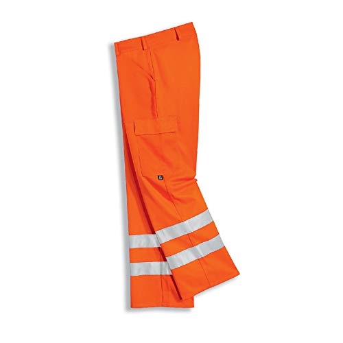 Uvex Protection Flash 8894 Herren-Arbeitshose - Orange Warnschutz-Cargohose 44 von Uvex