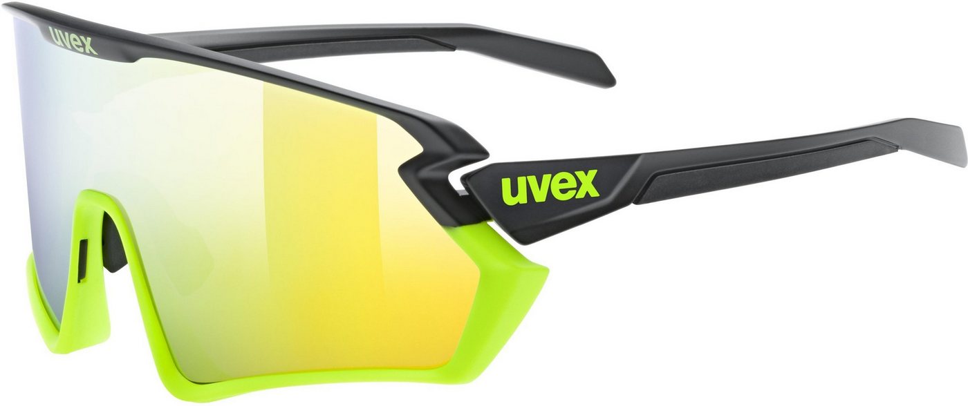 Uvex Sonnenbrille uvex sportstyle 231 2.0 BLACK YELLOW MATT von Uvex