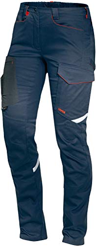 Uvex Suxxeed Dunkelblaue Frauen-Arbeitshose - Slim Fit Bundhose 38 von Uvex