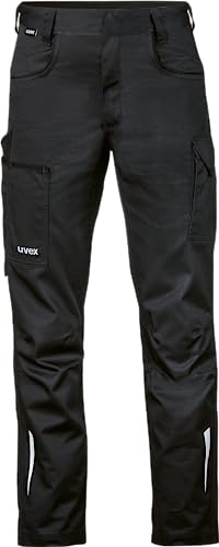 Uvex syneXXo Light Männer Arbeitshose, Lange Bundhose für die Arbeit, Schwarz, Größe 42 von Uvex