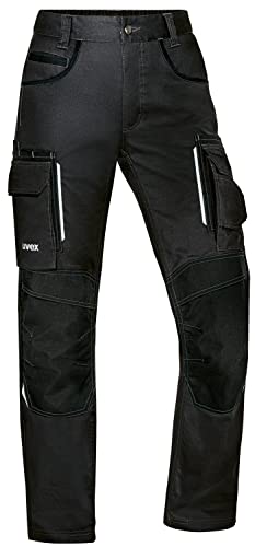 Uvex Tune-up Frauen-Cargohose - Bundhose für die Arbeit - Schwarz - 48 von Uvex