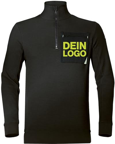 Uvex Tune-up Herren Pullover - Arbeitspullover zum Bedrucken - eigenes Firmenlogo Bedrucken (DE/NL/SE/PL, Alphanumerisch, M, Regular, Regular, Schwarz) von Uvex