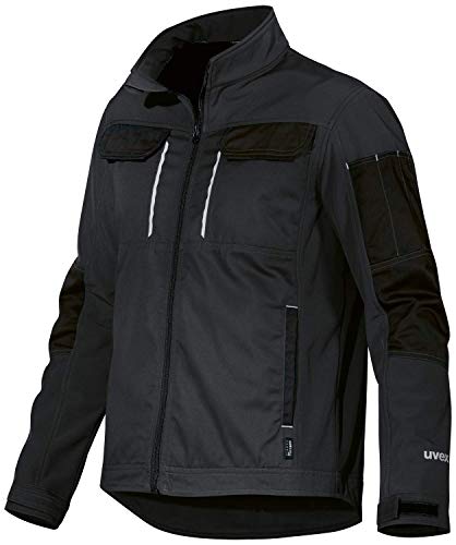 Uvex Tune-up Männer-Softshelljacke - Jacke für die Arbeit - Schwarz - 2XL von Uvex