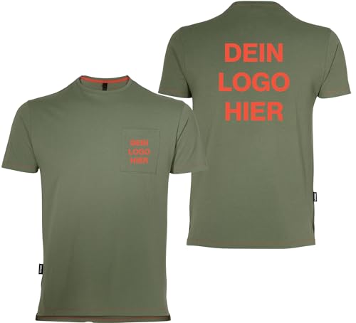 Uvex Tune-up T-Shirt für Herren - Arbeits-Shirt Bedrucken Lassen mit Firmenlogo - Shirt zum Bedrucken - Weiß (DE/NL/SE/PL, Alphanumerisch, M, Regular, Regular, Grün) von Uvex