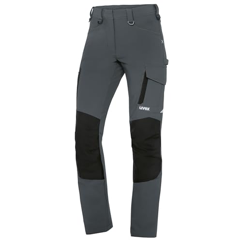 Uvex suXXeed Craft Damen Cargohose - Frauen Arbeitshose mit 4-Wege-Stretch - Cordura® verstärkt - mit Kniepolstertaschen von Uvex