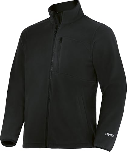 Uvex suXXeed Craft Fleecejacke - Herren Arbeitsjacke mit warmen Microfleece - Stehkragen & Reißverschluss - Größe S von Uvex