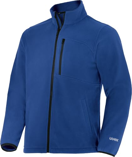 Uvex suXXeed Craft Fleecejacke - Herren Arbeitsjacke mit warmen Microfleece - Stehkragen & Reißverschluss - Größe XXL von Uvex