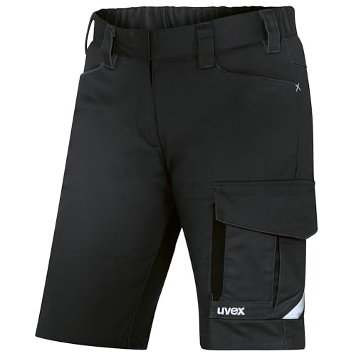 Uvex suXXeed Industry Damen Bermuda - Arbeitsshorts mit Stretch - Kurze Arbeitshose für Frauen - Größe 34 von Uvex