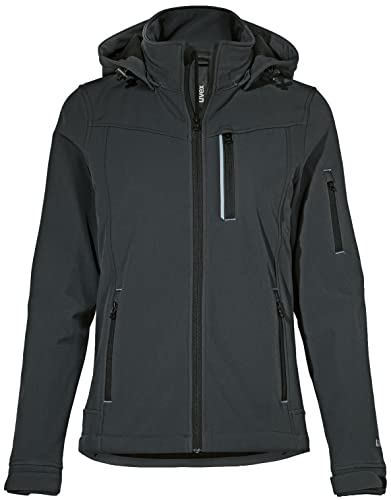 Uvex tune-up Softshell-Arbeitsjacke für Damen - Wasserabweisende Outdoorjacke - Gr. 3XL von Uvex