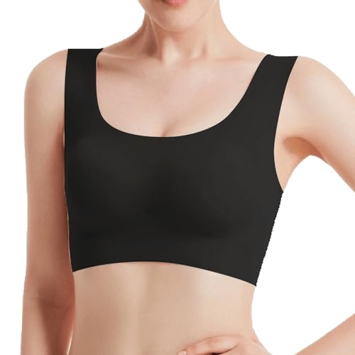Angebote des Tages Heute Blitzangebote Soft BH Ohne Buegel 80A Sport BH Spaghetti Traeger Soft BH Seamless Weiss Trägerloser BH Push Up Unterwäsche Frauen Große Größen Meine Bestellung von Uwdiohq