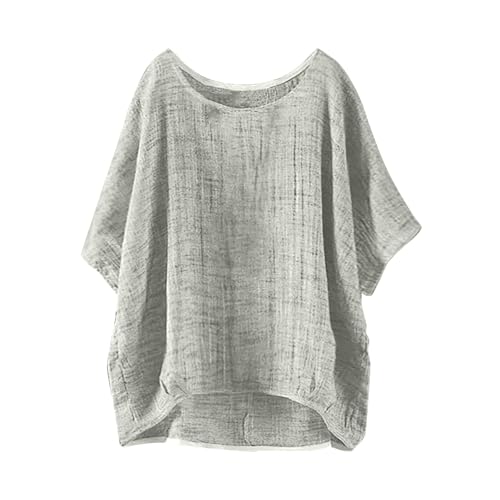 Leinenoberteile Für Damen Bluse Kurzarm Sommer Tshirt Rückenfrei Leoparden Shirt Blaue T Frauen Gothic Schwarz Spiral Neckholder Musselin Oversized Totenkopf Weiss V von Uwdiohq