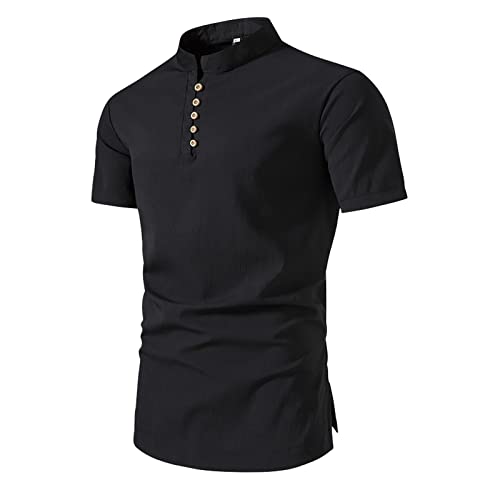 Prime Deal Days 2025 Gestreiftes Poloshirt Herren Rockabilly Hemd Longsleeve Shirt T Farbig Sommer Kragenloses My Orders Prime Deal Days 2025 Gestreiftes Poloshirt Herren Rockabilly Hemd Longsleeve Shirt T Farbig Sommer Kragenloses My Orders von Uwdiohq