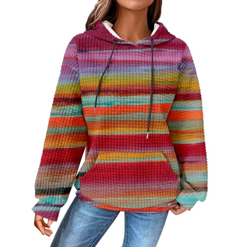 Uwdiohq Damen Winter Sale Lilo Und Stitch Hoodie Bauchfrei Pullover Marine Mehrfarbig XXL von Uwdiohq