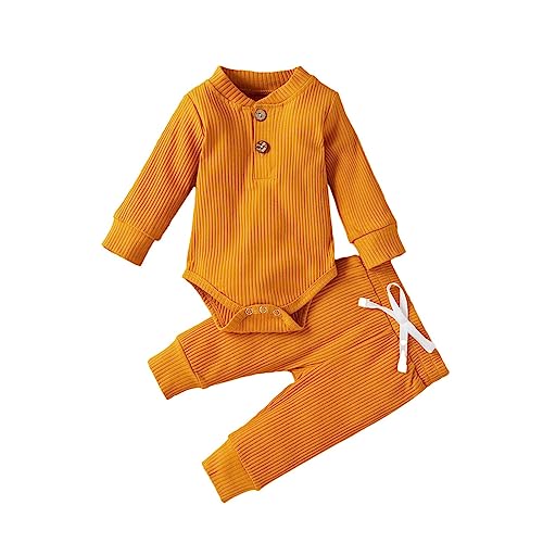 Uwdiohq Angebot Sale Neugeborenen Baby Mädchen Junge Kleidung 3 6 12 18 24 Monate Outfits Langarm Gestrickte Baumwolle Strampler Hosen Infant Winter Sets 1 Mädchen Outfit Sonderangebote Schnäppchen von Uwdiohq