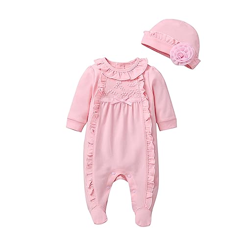 Uwdiohq Strampler Baby Junge Mädchen Neugeborenen Overall Langarm Kleidung 152 Outfit Angebote des Tages Heute von Uwdiohq
