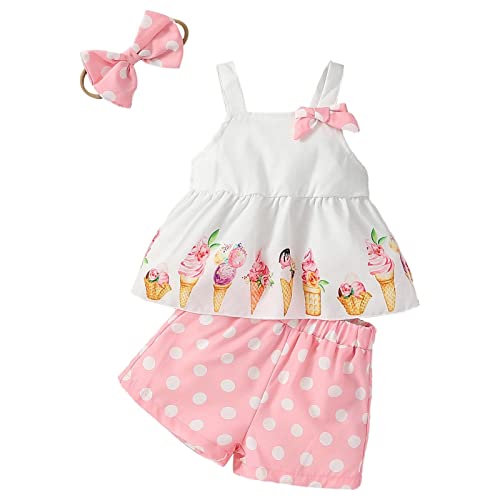 Uwdiohq Damen Sale Angebote Sale Kleinkind Baby Mädchen Mädchen Outfits & Set Ärmel Sling Süße Rohr Muster Set Sommer Outdoor Casual Modische Anzug T 5 Taufkleid Baby Meine Bestellungen Anzeigen 24 von Uwdiohq