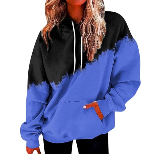 Uwdiohq Day Prime 2025 Hoodie Damen XXL Grosse Grössen Rosa Kapuzenpullover Lange Strickjacke Mit Kapuze Rotes Sweatshirt-Kleid Sweatjacke Warm Strickjacken von Uwdiohq