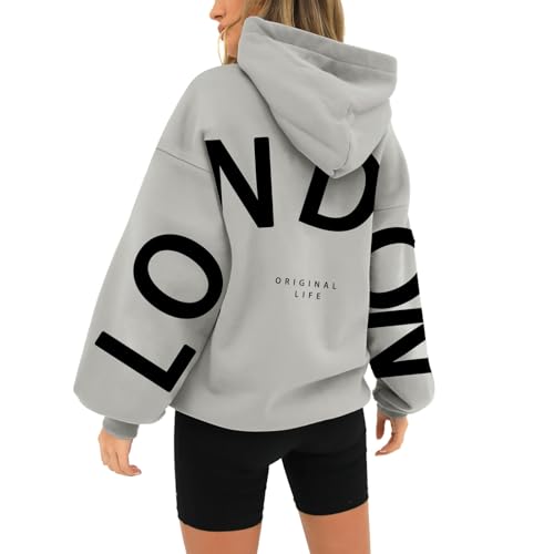 Uwdiohq Prime Deal Days 2024 Hoody Damen Mit Kapuze Sprueche Damen Pullover Fruehling Gr Xs Sportshirt Mit Kapuze Damen Sweatshirt Damen Schwarz Oversize Sale Angebote Bestellung von Uwdiohq