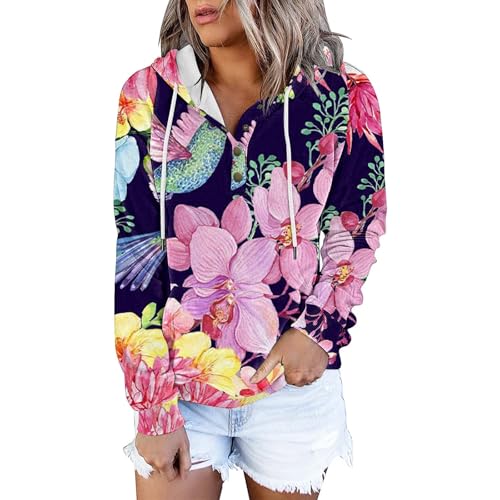 Uwdiohq Sale Angebote Tagesangebote Hoodie Teenager Girl Damen Pullover Dunkelblau Sweatshirts Mit Kapuze Fuer Lange Sweatshirt Sweatjacke Crop Bestellung von Uwdiohq
